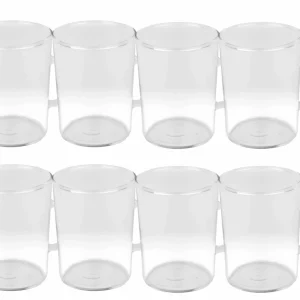 Null 6er Set Teeglas Ceylon 220ml – Klassische Teetasse Aus Hitzebeständigem Glas Mit Henkel 15