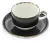 Null Tasse Onyx Mit Untertasse 90 Ml (12 Stück) Von CHEFGASTRO 23