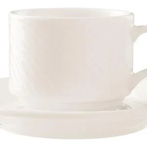 Null Indi Tasse Mit Untertasse Grau (4 Stück) Von CHEFGASTRO 21