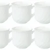 Null 6er Set Kaffeetasse Ebro 23,5 Cl Aus Opal-Hartglas 23