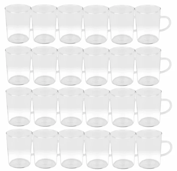 Null 6er Set Teeglas Ceylon 220ml – Klassische Teetasse Aus Hitzebeständigem Glas Mit Henkel 3