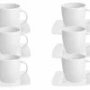 Null 6er Set Kaffeetasse Mit Untertasse Classico 25