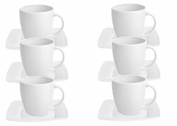 Null 6er Set Kaffeetasse Ebro 23,5 Cl Aus Opal-Hartglas 5