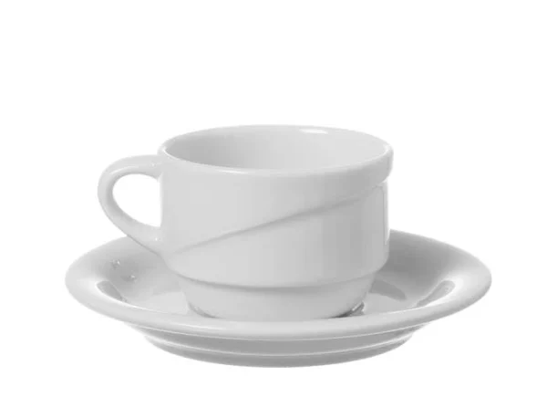 Null Indi Tasse Mit Untertasse Grau (4 Stück) Von CHEFGASTRO 6