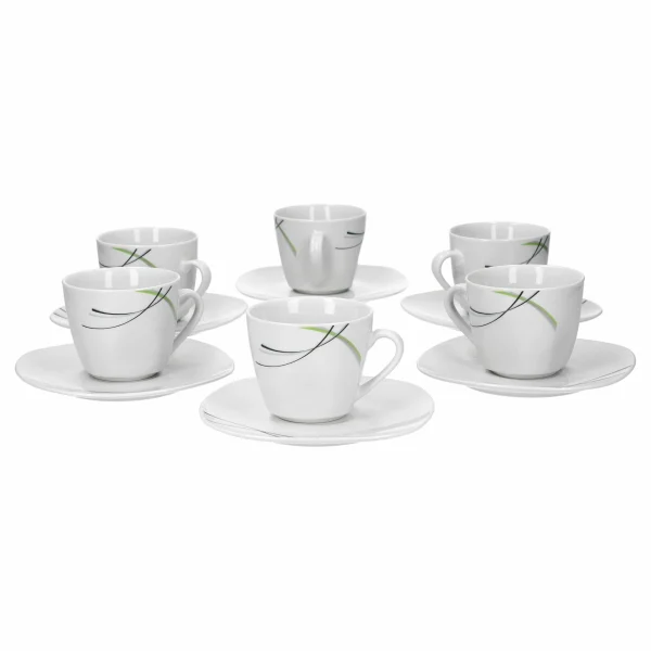 Null 6er Set Kaffeetasse Mit Kaffeeuntertasse Aliha 6