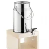 Null APS Milchdispenser -BRIDGE- 39 X 22 Cm, H: 45 Cm, 5 Liter 18/8 Edelstahl 23