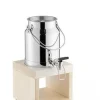 Null APS Milchdispenser -BRIDGE- 31 X 20 Cm, H: 39 Cm, 3 Liter 18/8 Edelstahl 23